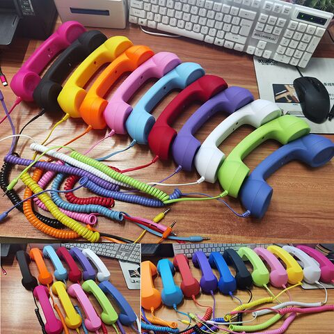 NFXSL Retro Telephone Handset for Smartphone, Type-C or 3.5mm Connector