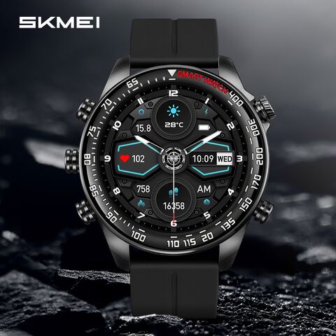Смарт-часы SKMEI S247 с AMOLED-экраном, звонки по Bluetooth, пульс, давление, SpO2, до 21 дня