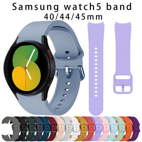 Силиконовый ремешок 20 мм для Samsung Galaxy Watch 5 Pro / 5 / 4 / 3, спортивный