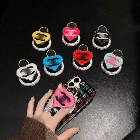 Melome Heart-Shaped Magnetic Phone Holder, Epoxy Finish, for iPhone, Desktop Stand