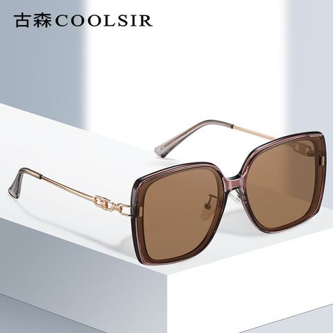 Женские поляризационные солнцезащитные очки Coolsir CY3415, линзы TAC, UV400, квадратная оправа