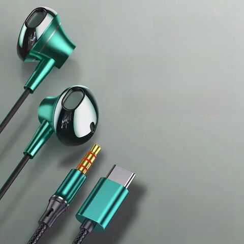 Проводные наушники zzsh A5, металл, Type-C или 3,5 мм, Hi-Fi звук, с микрофоном