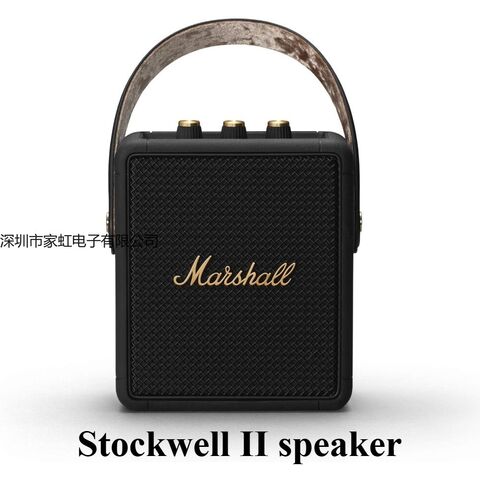 Портативная Bluetooth-колонка Stockwell II, Bluetooth 5.3, аудиовход 3,5 мм, ремешок для переноски, чёрная