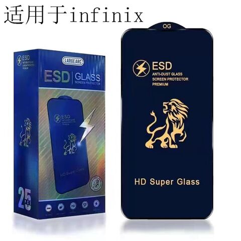 Защитное стекло ESD HD с антистатическим покрытием для Infinix GT 30, Note 60, Hot 60 и других моделей
