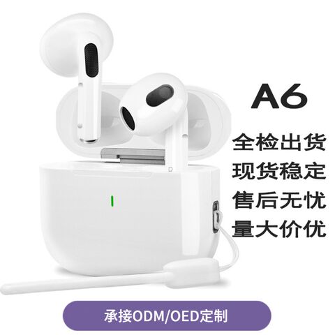 Bluetooth-наушники-вкладыши A6 Pro TWS, шумоподавление ENC, экран заряда, Bluetooth 5.4