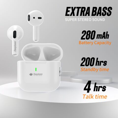Беспроводные наушники Deepbass TWS-X5 Pro, вкладыши, Bluetooth 5.3, спортивный стиль, для музыки и звонков
