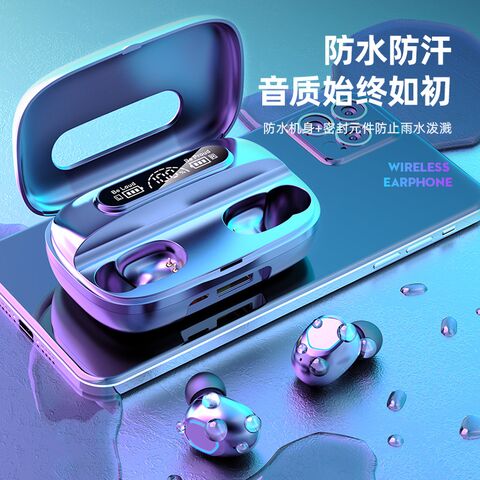 TWS-наушники M9 POLVCDG беспроводные, Bluetooth 5.4, вкладыши, длительная автономность, IPX4