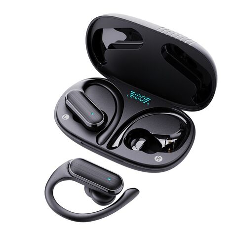 A520 Sports Bluetooth Earphones with Ear Hook, Water-Resistant, Bluetooth 5.0, Battery Display