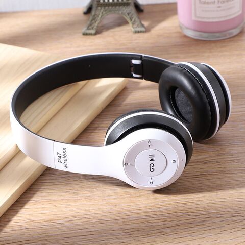 Полноразмерные накладные Bluetooth-наушники P47, складные, стерео с усиленным басом