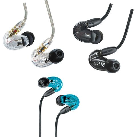Replacement Cables and Earphones for Shure SE215/SE535/BT1/BT2, DIY, with Microphone