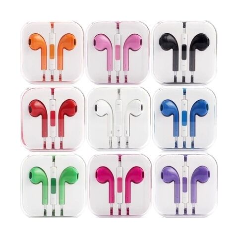 3.5 mm Universal Wired In-Ear Earphones with Microphone for iPhone and Android