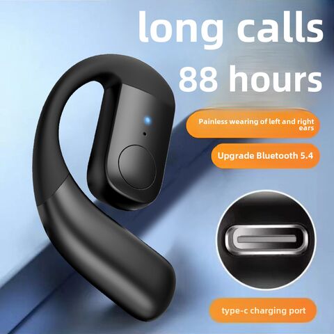 Bluetooth-гарнитура F22 для бизнеса, левое/правое ухо, Bluetooth 5.4, до 30 часов
