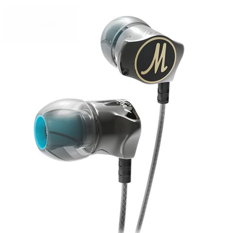 Проводные наушники QKZ DM7, металлический корпус, усиленный бас, HiFi, с микрофоном