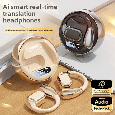 Bluetooth-наушники M76 с костной проводимостью и переводчиком, накладные заушные, автономность до 8 часов