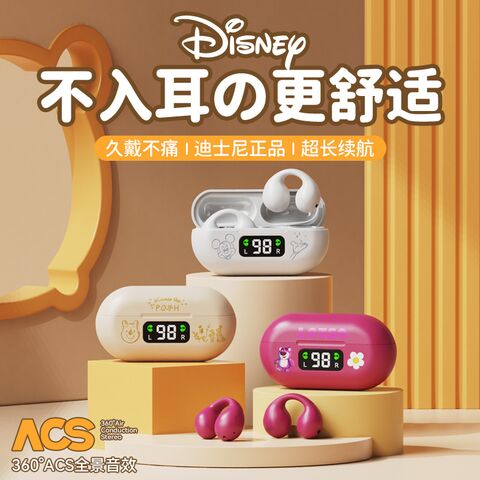 Bluetooth-наушники Disney H11 с мультяшным дизайном, клипсы на ухо, лицензированные персонажи
