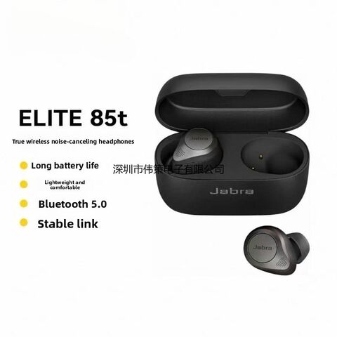 Jabra Elite 85t Titanium Black Wireless Headphones