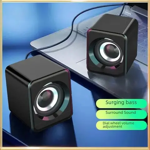 Компьютерная колонка Mogolala H2 с сабвуфером, USB-подключением и Bluetooth-версией
