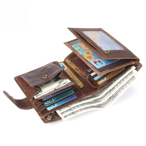 Men's Clutch Wallet Joyir, Genuine Leather, RFID Protection