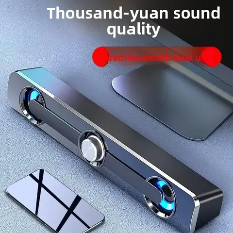 Компьютерная колонка SADA V-111, миниатюрная, USB и версии с Bluetooth, для ПК и ноутбука