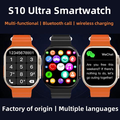 Смарт-часы TBTEN S10 Ultra с титановым корпусом, Bluetooth-звонками и беспроводной зарядкой