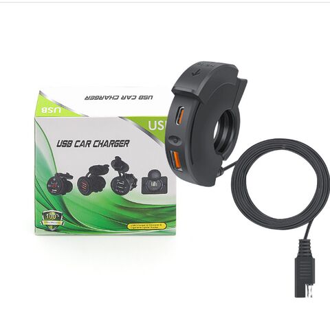 Зарядное устройство для мотоцикла и электротранспорта, USB Type-C, быстрая зарядка, водозащищённое
