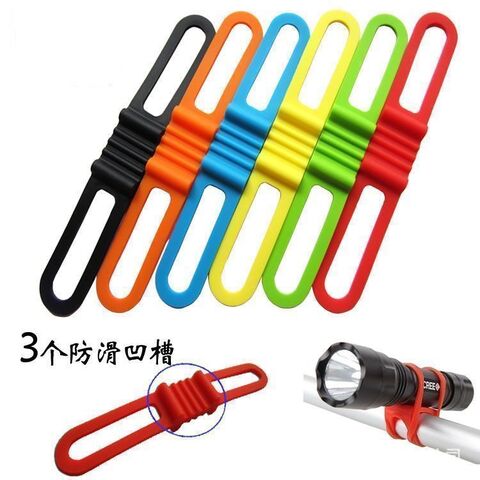 Silicone Cable Ties for Bicycle, Universal, for Securing Gear