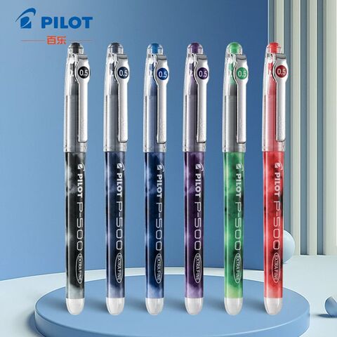 Гелевая ручка Pilot P500, Япония, наконечник 0,5/0,7 мм, большой объём чернил