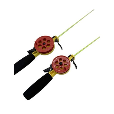 Зимняя удочка Fly Spear компактная цельная, для подлёдной рыбалки, ABS-пластик