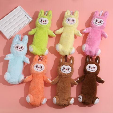 Plush Cartoon Character Pencil Case, Large Capacity, for Students