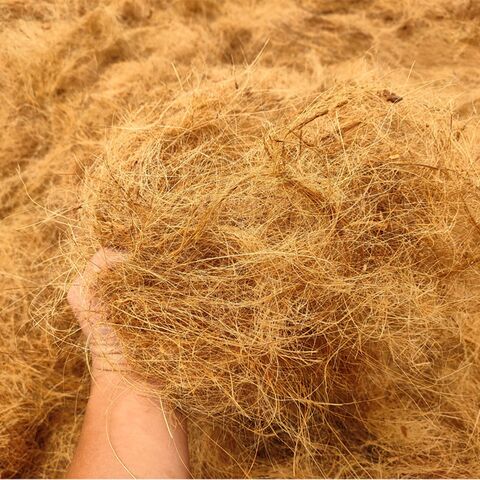 Natural Coconut Coir Fiber — Mulch and Decorative Top Dressing for Flowerpots