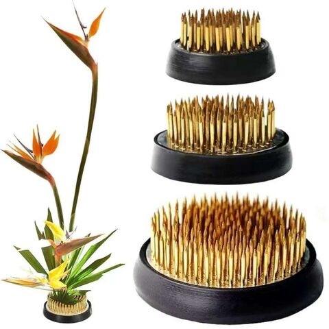 Kenzan Flower Frog Base, Japanese and Chinese Style Pin Holder for Ikebana
