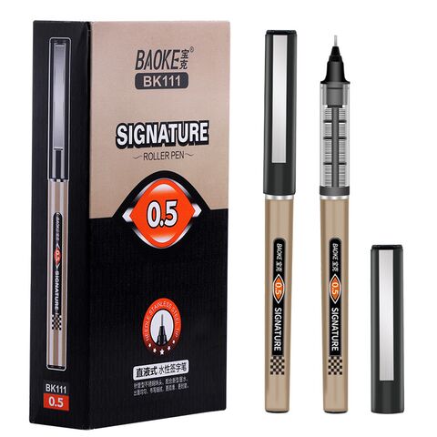 Роллер Baoke BK111, прямая подача чернил, увеличенный объём, игольчатый наконечник 0,5 мм