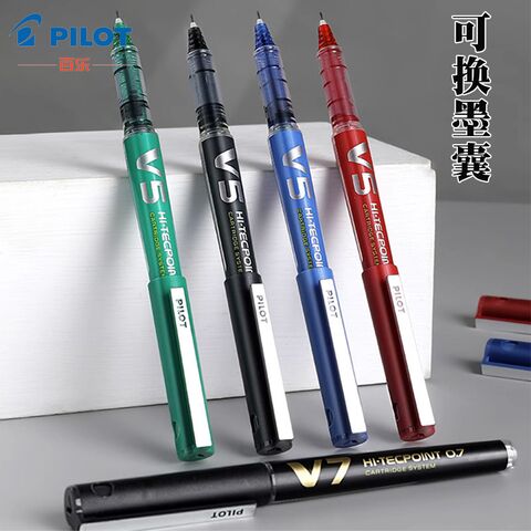 Роллер Pilot BXC-V5 (Япония), прямая подача чернил, игольчатый наконечник 0,5 мм, сменный чернильный баллон