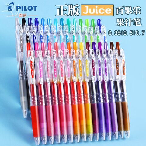 Гелевая ручка PILOT Juice, нажимная, 0,38/0,5/0,7 мм, 37 цветов чернил