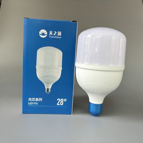 Светодиодная лампа Sky Blue White Knight E27, без мерцания, повышенной яркости