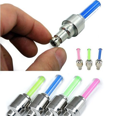 Sento LED Valve Cap Light for Bicycle Wheels, Single Color