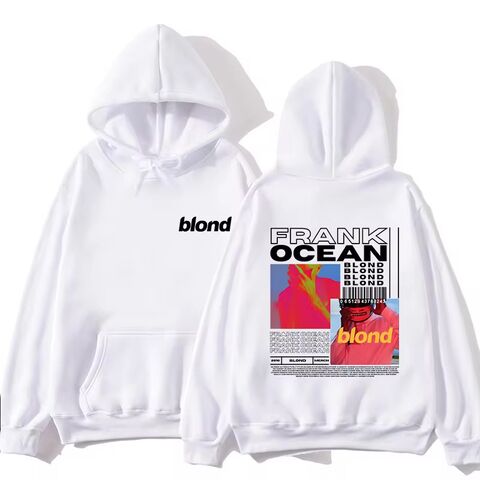 Худи с капюшоном Frank Ocean «Blonde», хип-хоп стиль, полиэстер, свободный крой