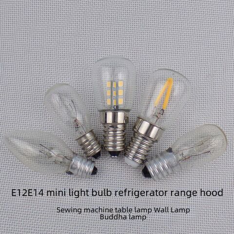 LED filament bulb E12/E14 2-15W for salt lamps, refrigerators, table lamps