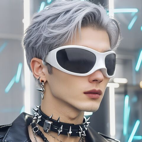 Солнцезащитные очки в стиле панк Y2K, фигурная оправа «клюв орла», унисекс, UV400