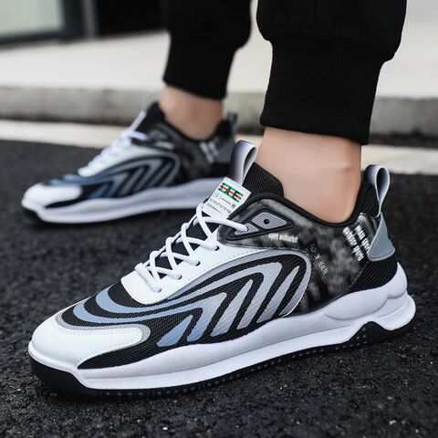 Buangniao Men's Casual Breathable Lace-Up Running Sneakers ZM-070