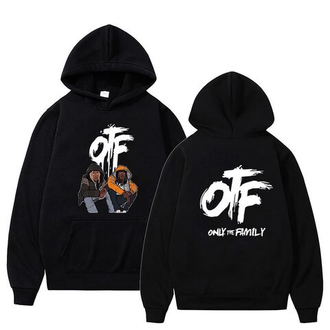 Мужское худи OTF Lil Durk с принтом, пуловер с капюшоном, свободный крой, длинный рукав