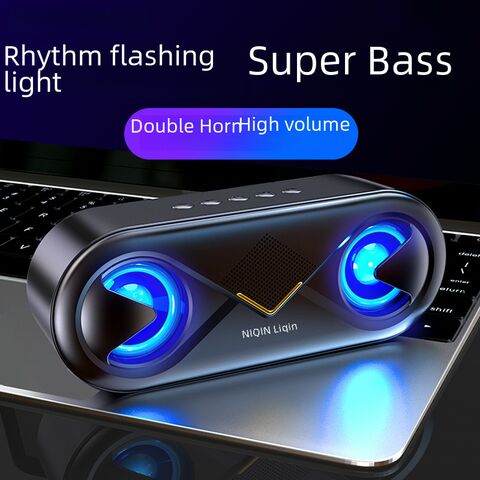 Портативная Bluetooth-колонка Liqin S6 с подсветкой, громкой связью и озвучиванием платежей, 2 динамика, 2000 мА·ч