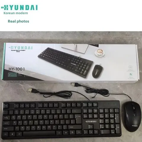 Проводной комплект клавиатура и мышь LIMEIDE T15 USB для дома и офиса, защита от брызг