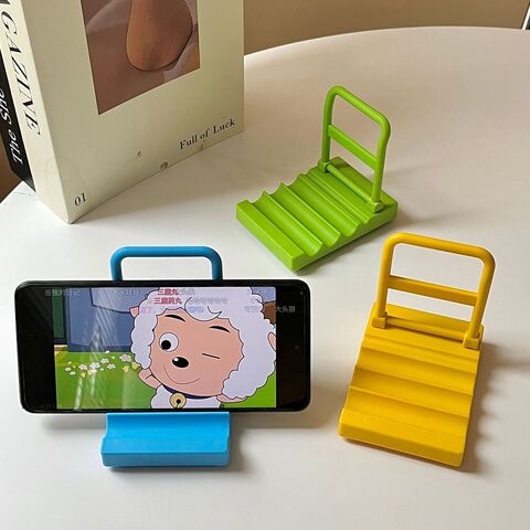 Mucan Cart-Shaped Desktop Phone Stand, Plastic, 9×7×9 cm, 45 g