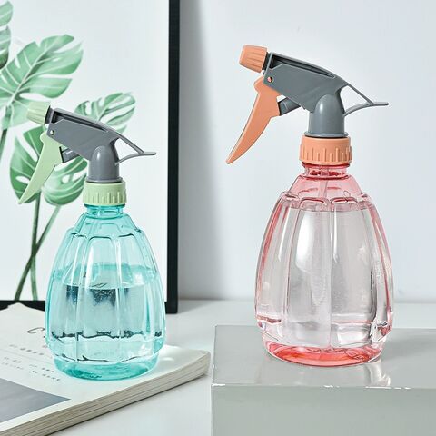 Yuehui Pump Pressure Spray Bottle for Watering Flowers and Cleaning, Fine Mist, Plastic, Compact