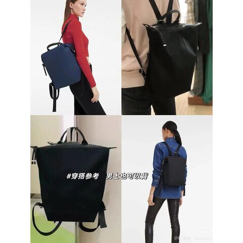 Рюкзак Energy в стиле Longchamp, нейлон, унисекс, лёгкий, 32×14×38 см, ноутбук до 15 дюймов
