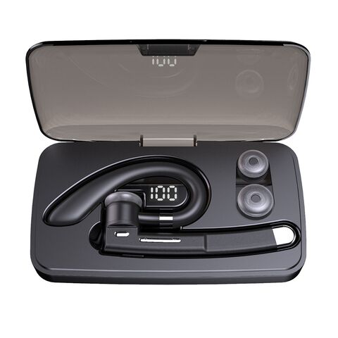 Bluetooth-гарнитура YYK-520 деловая, заушная, поворотный моноушник, с зарядным кейсом и ресивером