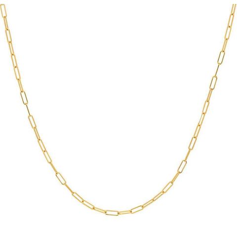 Колье-чокер Miya Sophia Jewelry, короткая цепочка из меди с позолотой, минимализм, обхват 41–50 см, 10 г