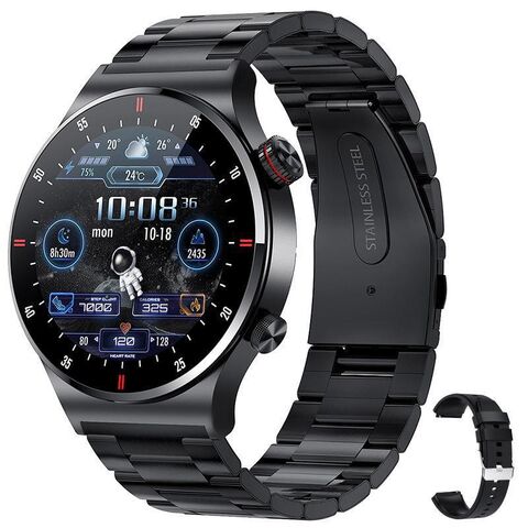 QW33 Smartwatch with Bluetooth Calling, ECG and PPG, Music Player, Step Counter, Heart Rate, SpO2
