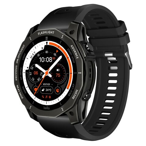 Смарт-часы WENYI GT01 с двухчастотным GPS, AMOLED-экран, водозащита 30 м, звонки по Bluetooth